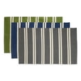 thumbnail image 1 of DII J&M Home Fashions Stripes Tropical Contemporary Traditional Area Rug, White, 30" x 48", 1 of 3