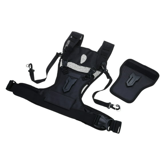 Double Camera Harness for All DSLR Models with Detachable and Foldable Designing for Portability