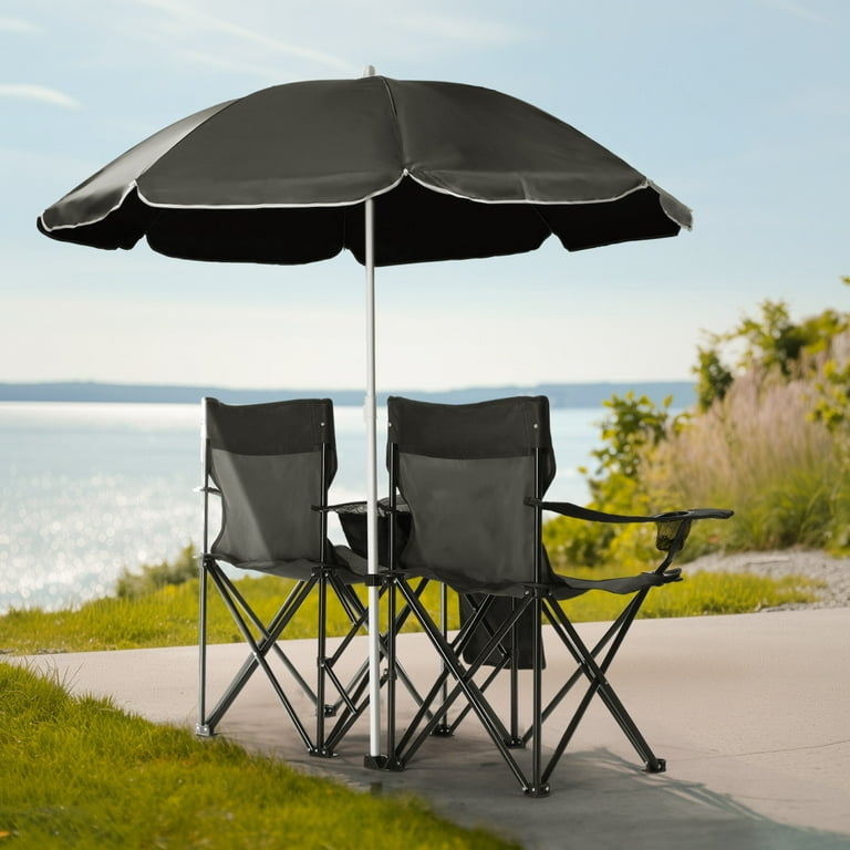 portable detachable umbrella for beach chair