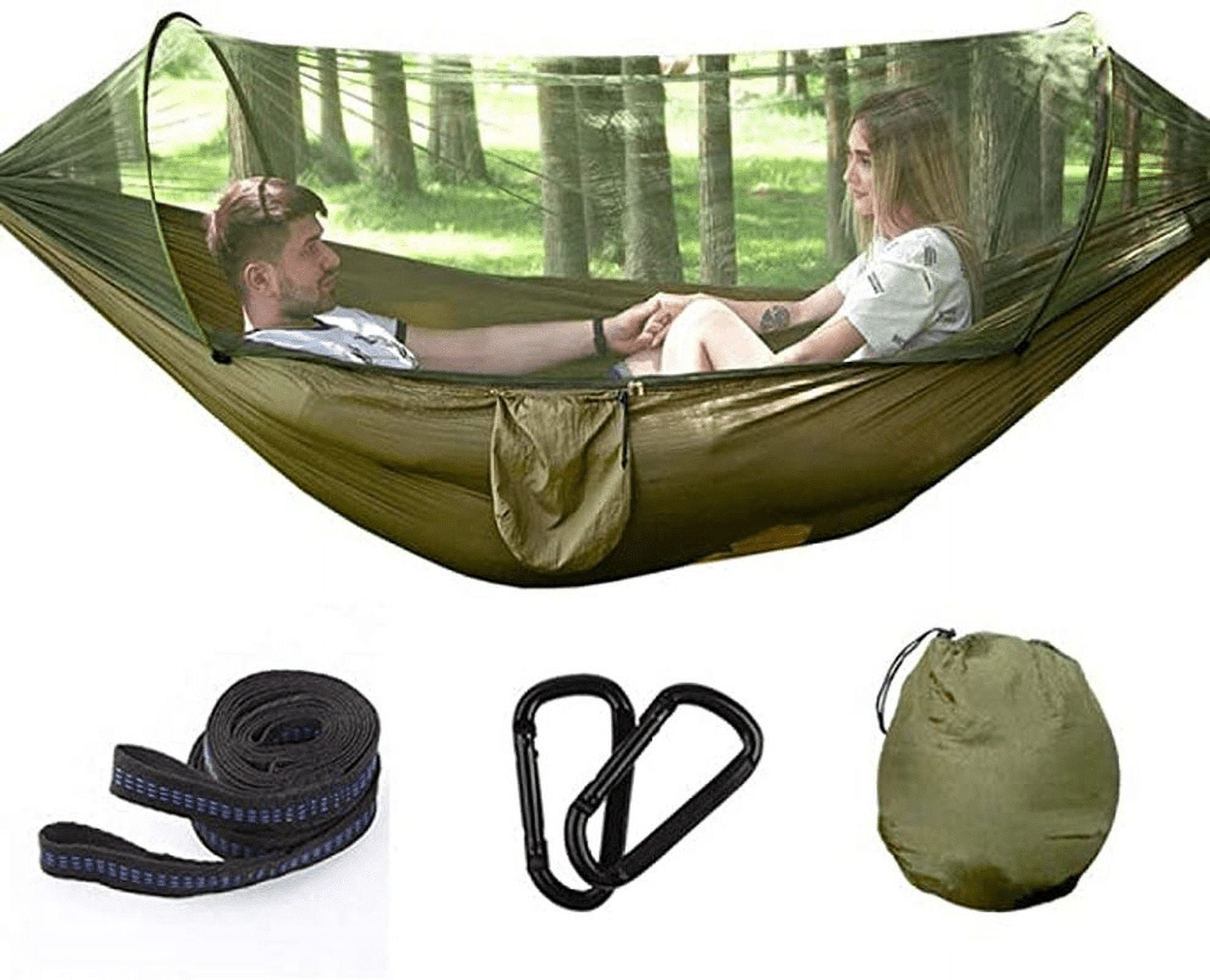 Double Camping Hammock Mosquito Net Tree Hammocks Tent Strong Tree