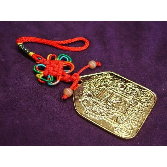 Double Carps Jumping Over Dragon Gate - Education Amulet or Business Amulet