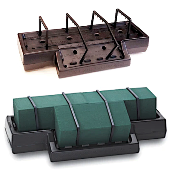 Double Cascade Casket Saddle, Waterfall Arrangements, Mantel Arrangements, Create The Cascade Look 19.5 x 18.5 x 6(Foam not Included)