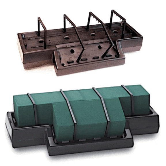 Double Cascade Casket Saddle, Waterfall Arrangements, Mantel Arrangements, Create The Cascade Look 19.5 x 18.5 x 6(Foam not Included)