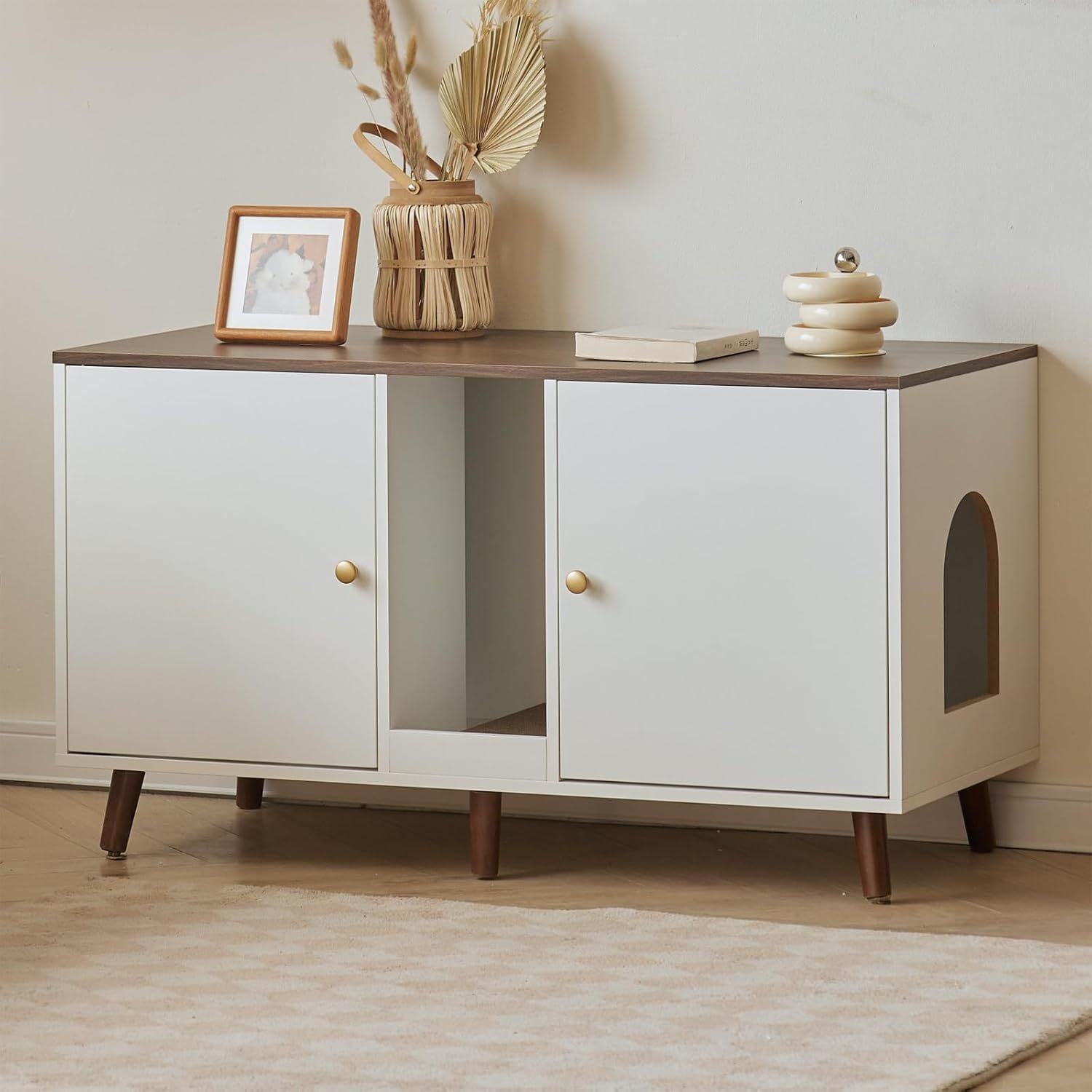 Beautiful view of Soft Crate With Attached Litter Box For Cats