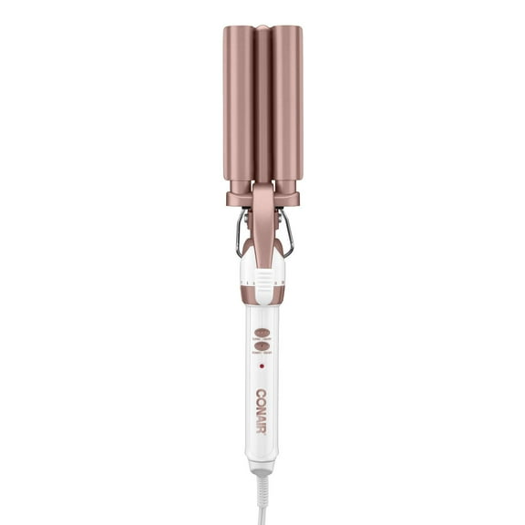 Double Ceramic 3 Barrel Curling Iron, Hair Waver (Pack of 4)