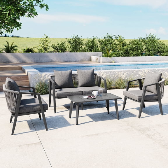 Double Chair Comfort / Lawn Gatherings / Matching Table & Chairs