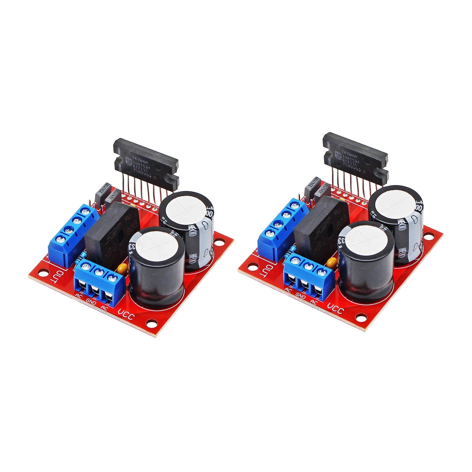 Double Channel 2x15W Stereo Amplifier Module Compactly Design for Sound ...