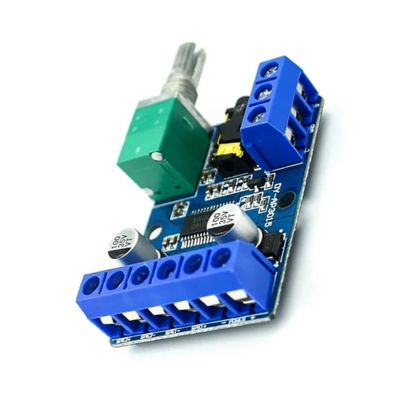 Double Channel 30Wx2 Class D Power Amplification Board with Levels Adjustment for Tailored Sound Equipment PC Speakers