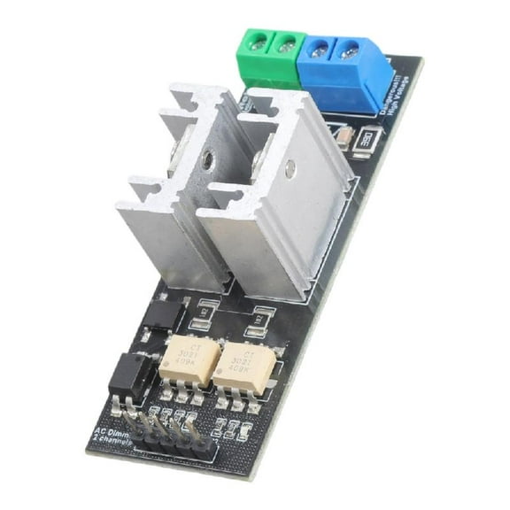 Double Channel AC Light Dimmer Module 3.3V/5V Logics AC50/60hz 220V/110V