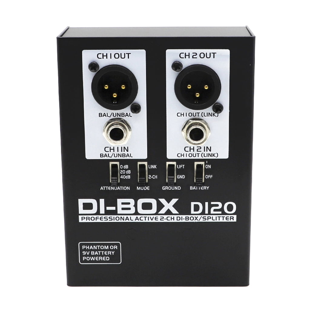 Double Channel Active DI BOX with Ground Lift Switching for Low Noise ...