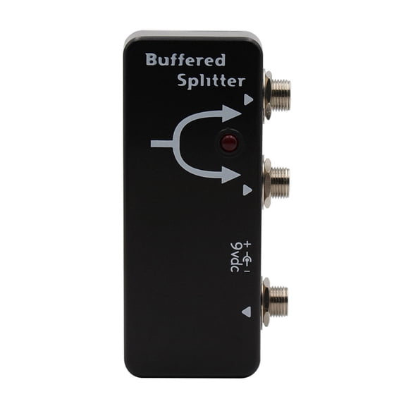 Double Channel Buffer Splitter Pedal Optimizes Guitar Signals Strength Metal Texture for Complex Effects Chain Routing
