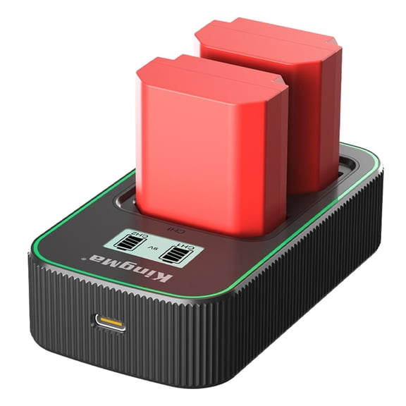 Double Channel Charger Portable NPFZ100 Battery Charging Adapter with Cable