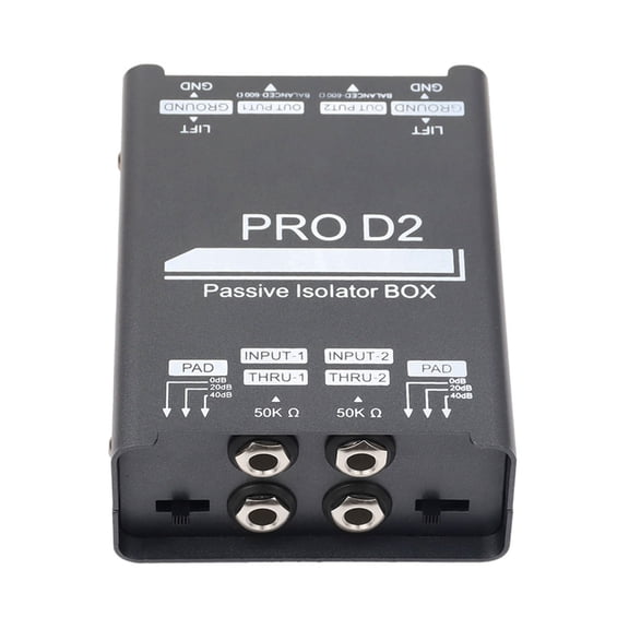 Double Channel Sound Isolator 6.5 Isolator Mixers Sound Currents Eliminators Live Broadcast for Electric Guitar
