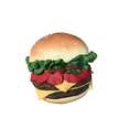 thumbnail image 1 of Double Cheeseburger Over Sized Statue, 1 of 5