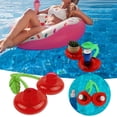 thumbnail image 1 of Double Cherry Design Inflatable Floating Drink Holder for Swimming Pool Party Accessories and Summer, 1 of 7