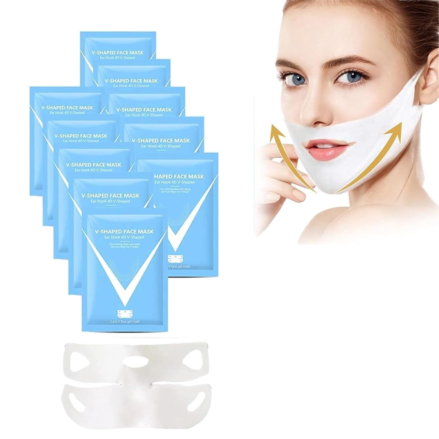 Double Chin Mask Reusable, Lifting Face Mask, Double Chin Mask, V Shape Face Lift Mask for All