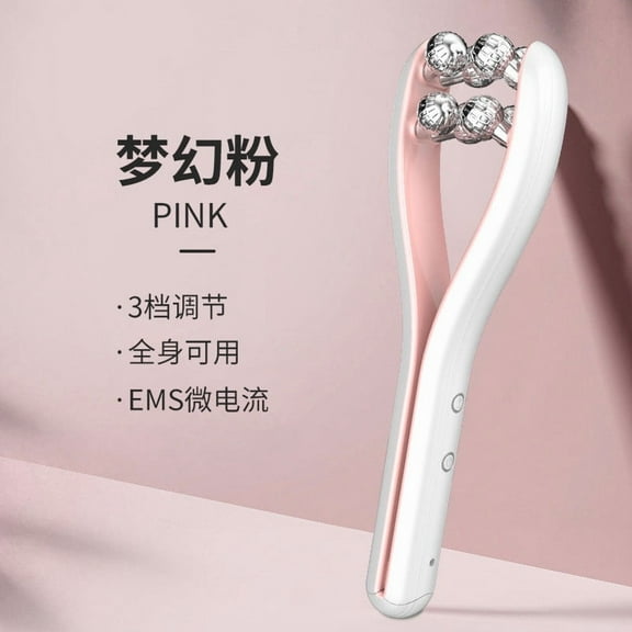 Double Chin Remover Roller, V-Face Lifting Device, Microcurrent Face Massager For Double Chin Reduction And Wrinkle Removal, 3 Modes Adjustable, Portable And Rechargeable, 15-Minute Auto Stop