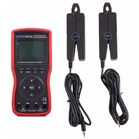 Double Clamp /Three Phase Intelligent Double Clamp Digital Phase Volt-Ampere Meter ETCR4000A