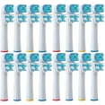 Double Clean Brush Heads, Compatible with Braun OralB Dual Clean Electric Toothbrush, (SB417A