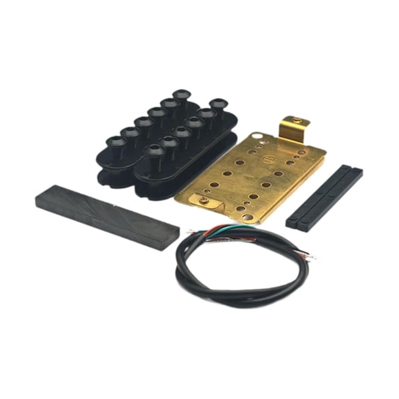 Double Coil Pickup Bridge Kit PP Ceramic Electric Guitar DIY Instrument for Musicians