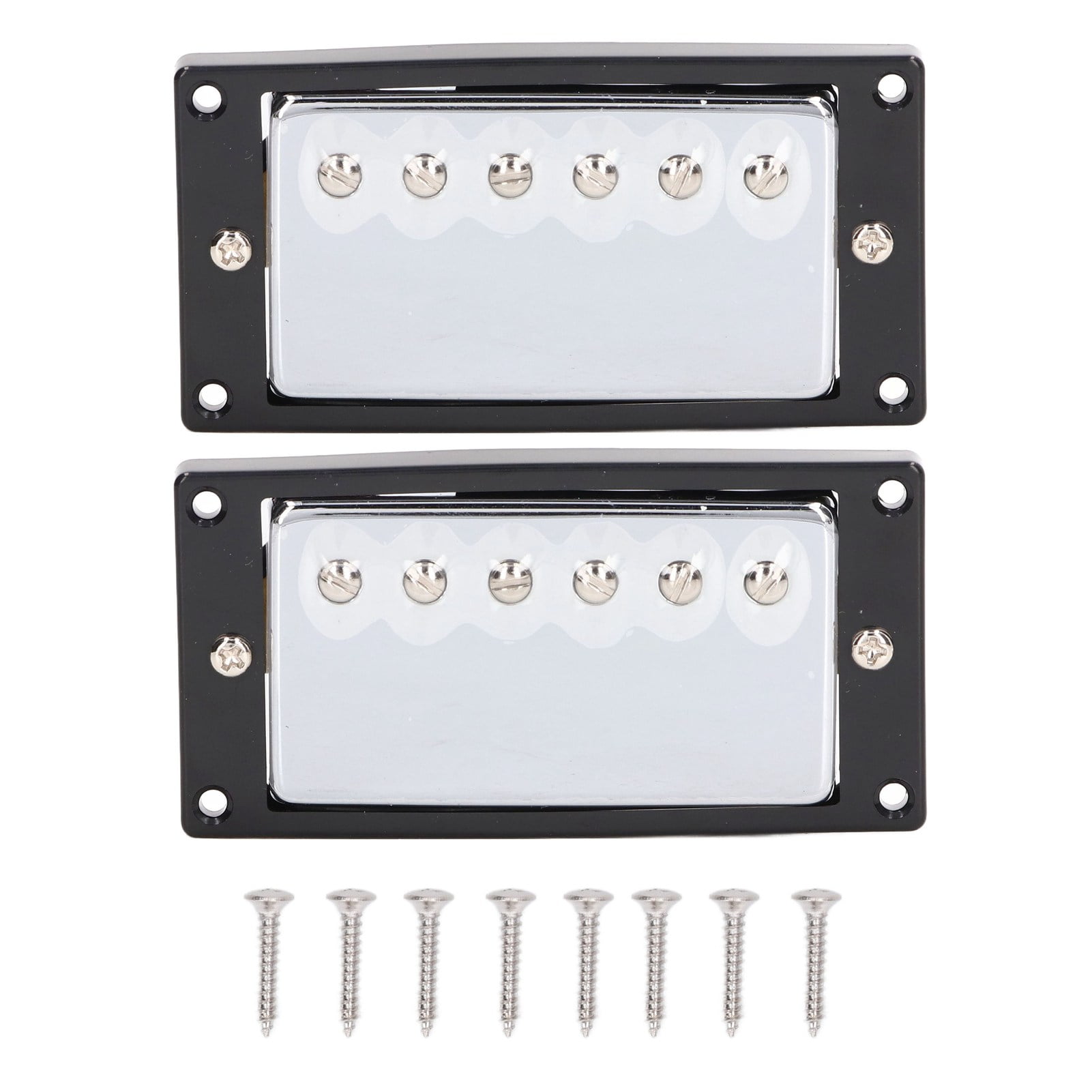 Double Coil Pickup Neck Bridge Metal for LP Style Electric Guitar Parts Replacement