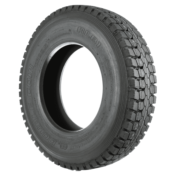 Double Coin RLB1 Open Shoulder Drive-Position Commercial Radial Truck Tire - 11R22.5 14 ply