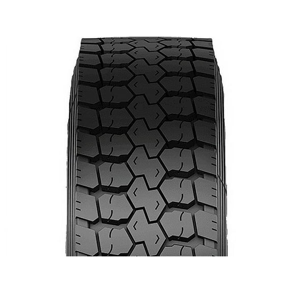 Double Coin RLB1 Open Shoulder Drive-Position Commercial Radial Truck Tire - 11R24.5 14 ply