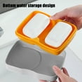 thumbnail image 1 of Double Compartment Plastic Soap Box, Soap Dish, Soap Holder with Lid, Leakproof Drainage Travel Bar Soap Case, Gray, 1 of 6