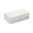 thumbnail image 1 of Double Compartment Portable Jewelry Organizer with Lid, Tangle-Free Storage for Earrings, Rings, Beads, and Small Accessories, Ideal for Closet, Dresser, or Drawer Storage, 1 of 5