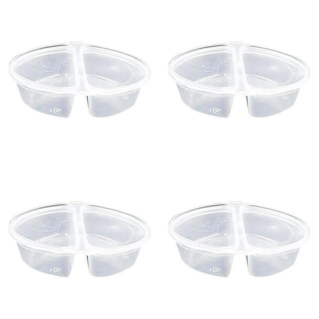 Double Condiment Containers With Lids New Double Compartment Snack