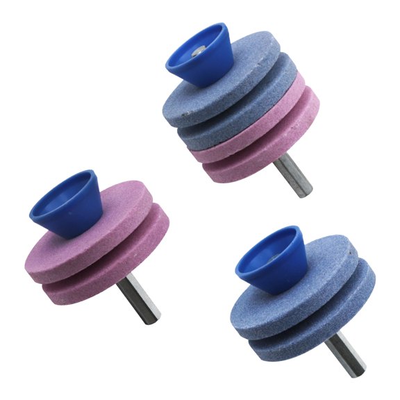 Double Configuration Abrasive Sharpener Set 4 Layer 2 Layer Designs For Wind Energy Equipment Garden Tool Maintenance