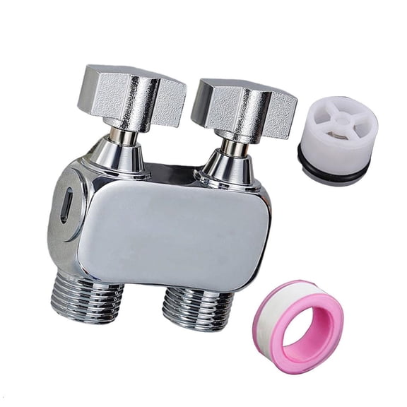 Double Control Brass Valves Handheld Sprayer Set for Bathroom Installation