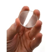 Double Convex Lens, 200mm Focal Length, 1.5" 38mm Diameter - Spherical, Optically Worked Glass Lens - Ground Edges, Polished - Great for Physics Classrooms - Eisco Labs