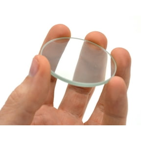 Double Convex Lens, 50mm Focal Length, 2" (50mm) Diameter - Spherical, Optically Worked Glass Lens - Ground Edges, Polished - Great for Physics Classrooms - Eisco Labs