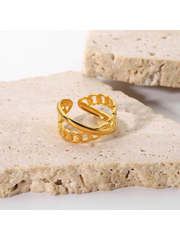Double Cross Chain Ring