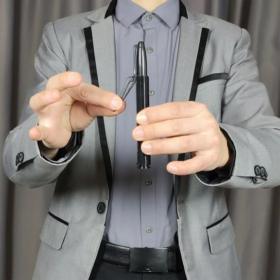 Double Cross Companion Magic Tricks Marker Holder Pen Holster with Flexible Clip Magician Go-to Carry Accessories Magia Props