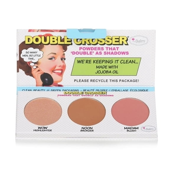 Double Crosser Face Palette by the Balm for Women - 0.29 oz Makeup