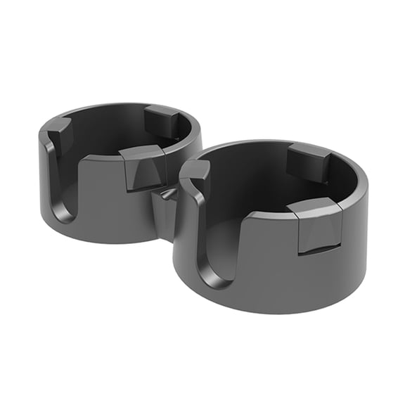 Double Cup Holder for Office Desk and Dining Table Use Anti Spill Bottle Stand