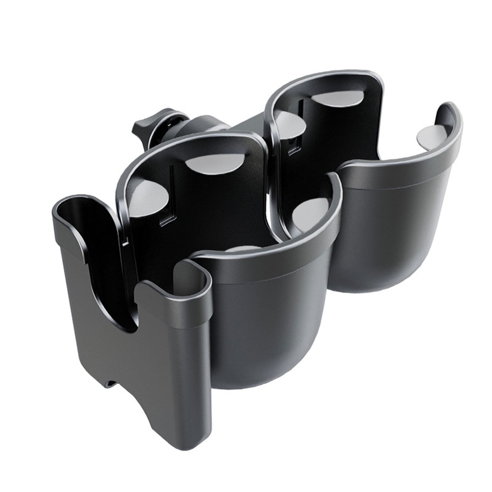Double Cup Holder with Cellphone Holder Water Bottle Organiser for Wheelchair Walker Drink Beverage Holder