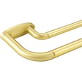 Double Curtain Rods Warm Gold,Room Darkening Curtain Rod for 4884