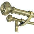 thumbnail image 1 of Double Curtain Rods for Window 48-84", Antique Bronze Decorative Double Drapery Rod with Urn Finials, 1-Inch Front and 5/8 Inch Back Double Window Rods, Adjustable Double Rod Curtain Dual Rods, 1 of 7