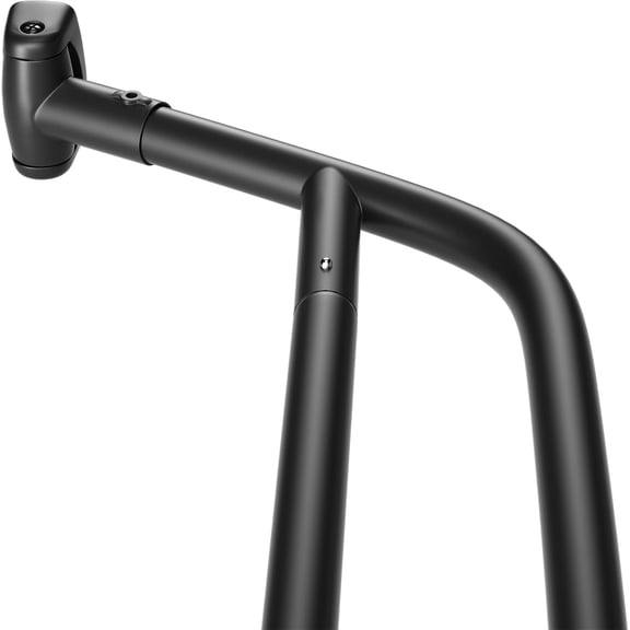 Double Curved Shower Curtain Rod Black Drill Mounted Adjustable Add Space Towel Rod 35-74"