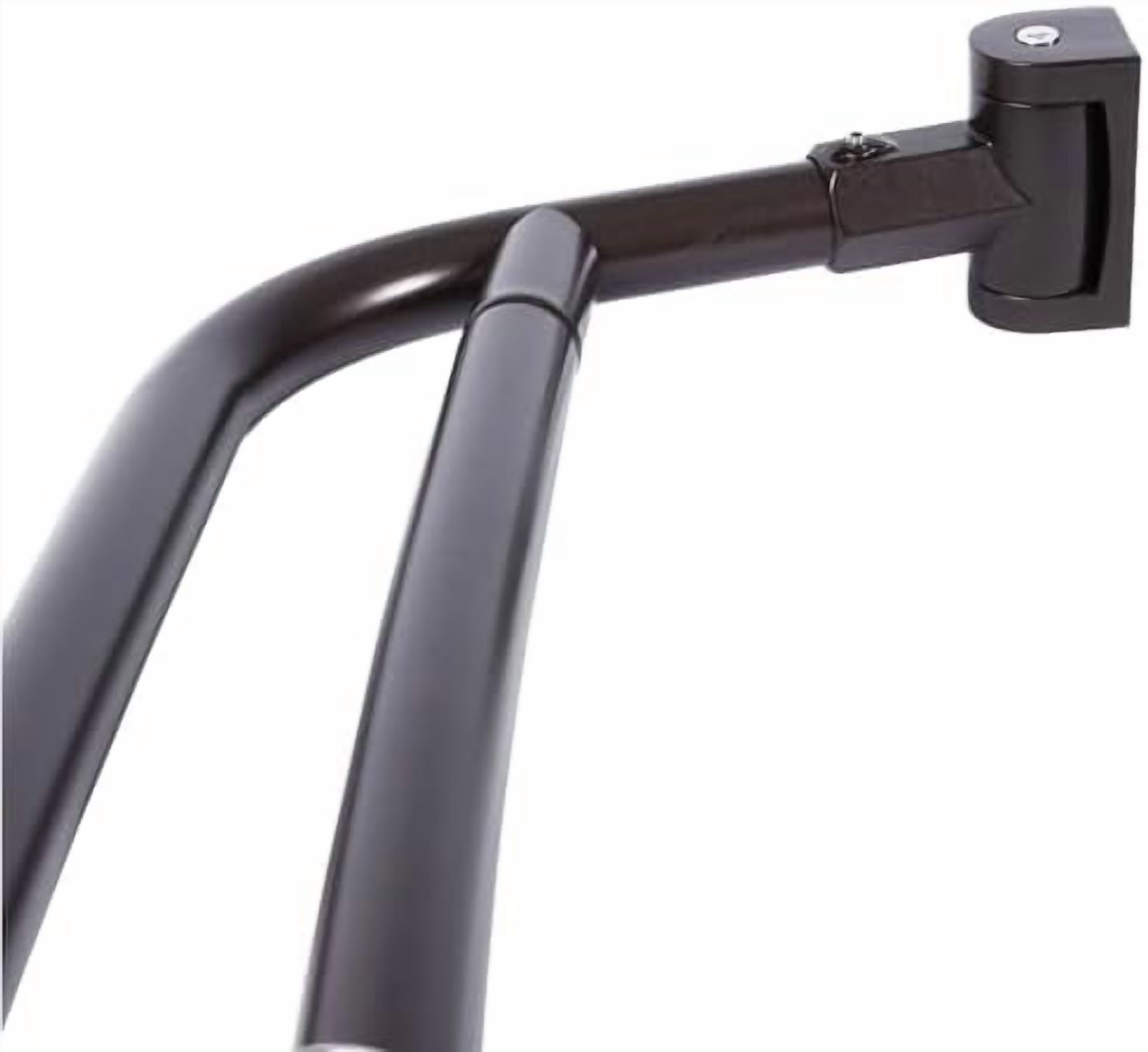 Double Curved Shower Rod, Metal Construction, Adjustable Between 44 to 70 Inches, Aluminum Rods and Zinc Mounting Hardware, Quality Modern Bathware, Oil Rubbed Bronze Finish