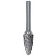 Double Cut Burrs File YG8 Alloy Arc Round Head Shape Die Grinder Bits