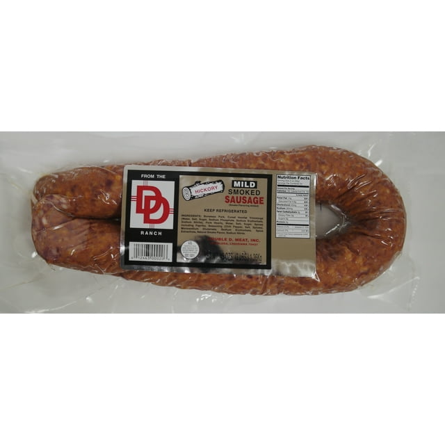 Double D Mild Smoked Sausage, 16 oz