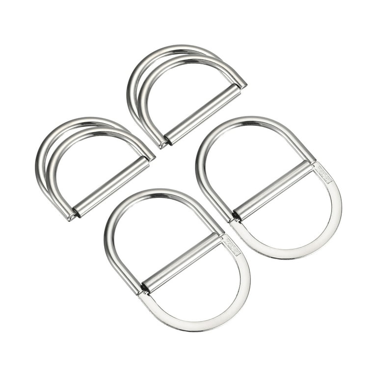 Double D Ring Buckles, 4pcs 40mm(1.57