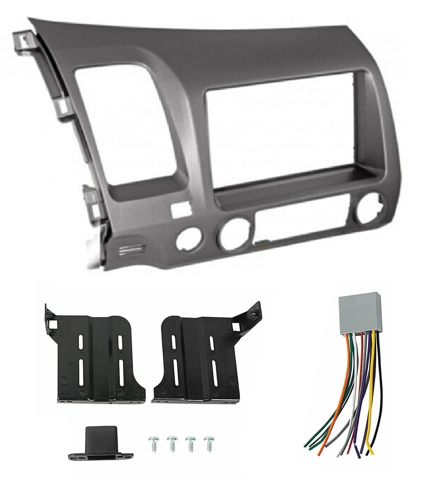 Double DIN Car Stereo Radio Installation Dash Kit for 2006 2007 2008