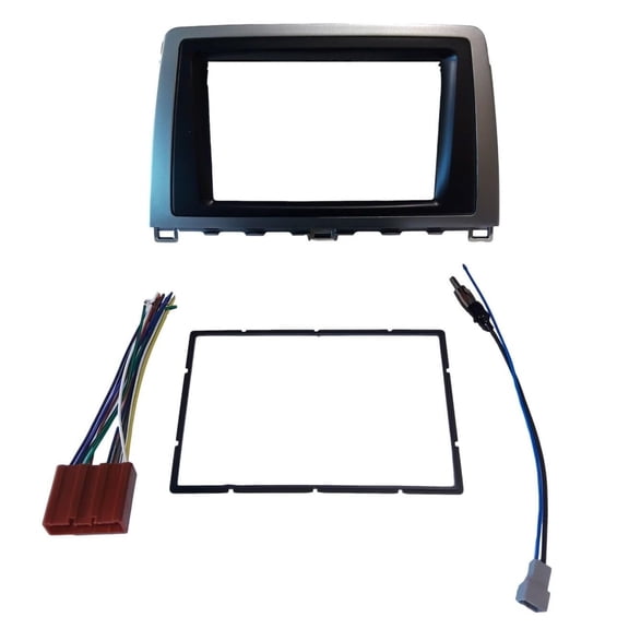 Double DIN Car Stereo Radio Installation Dash Trim Bezel Kit for 2009 2010 2011 2012 2013 Mazda 6 (Dash Kit)