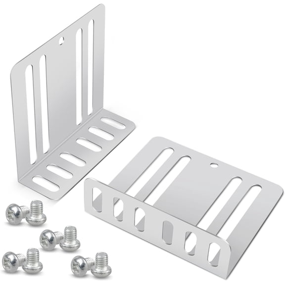 Double DIN Installation Kit, Universal Fit Metal Radio/DVD Player/Fitting Cage Mounting Bracket, Car Stereo Mounting Frame W/ Screws, 2.8x3x0.9 Inches