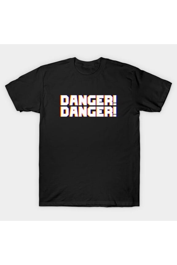 Double Danger Funny Warning Sign Parody Graphic, H17766 Unisex T-Shirt, Up to 5XL Available